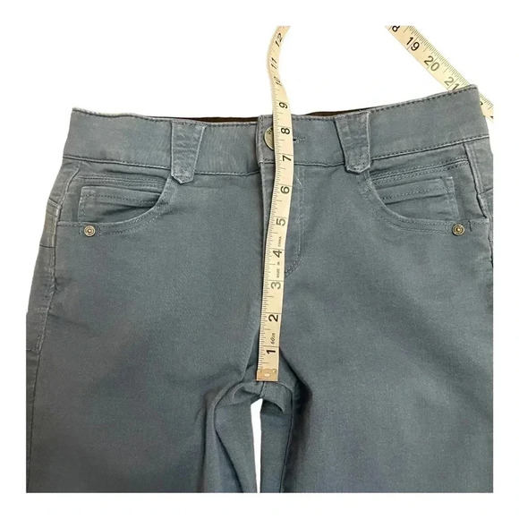 Democracy Blue Ab Technology Tummy Control Panel Mid Rise Ankle Pants Size 2 - Picture 10 of 14